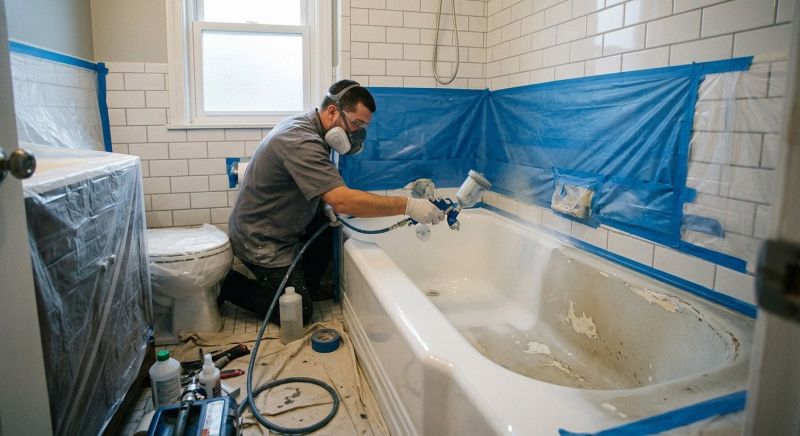 Bathtub Refinishing project example