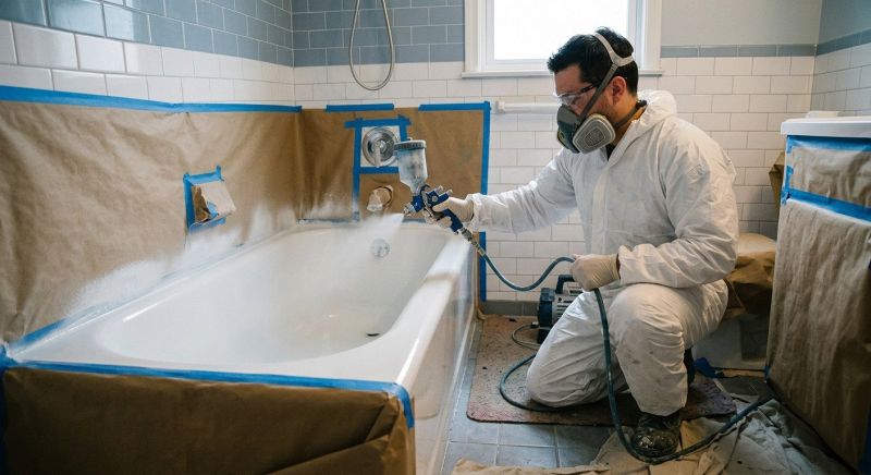 Bathtub Resurfacing project example
